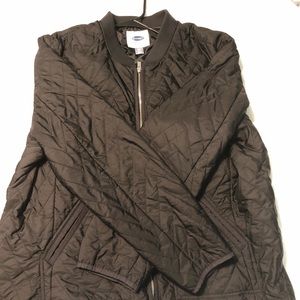 Black quilted Old Navy jacket XXL